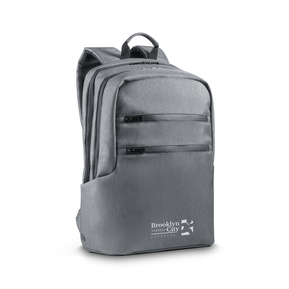 BROOKLYN. Mochila para portátil 15'' em Nylon 2Tone impermeável