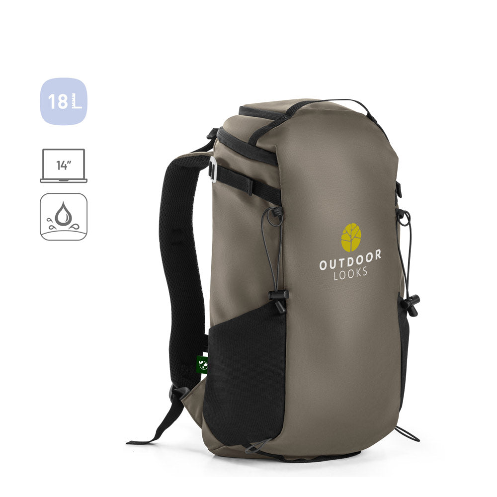 ALASCA. Mochila Hiking com revestimento à prova de água