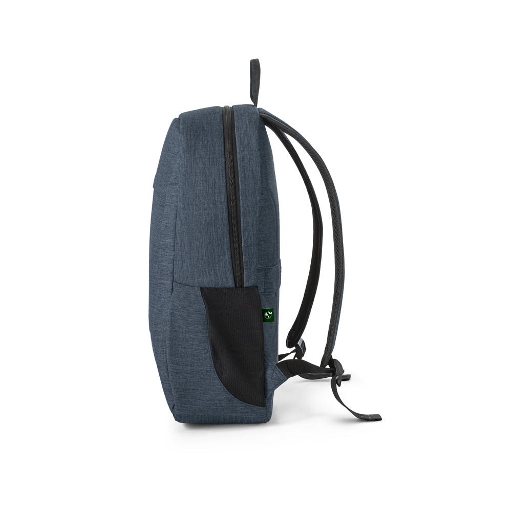 BUSINESS. Mochila para computador portátil em poliéster reciclado 300D