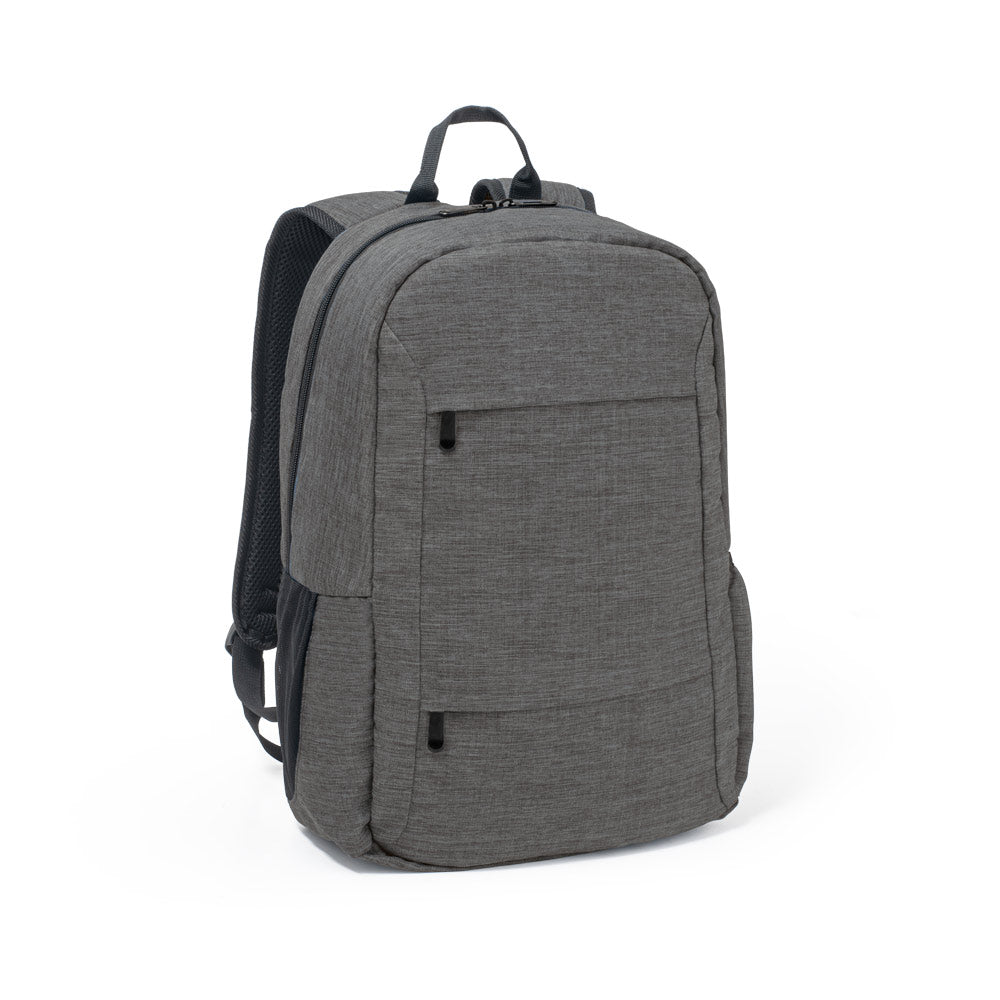 BUSINESS. Mochila para computador portátil em poliéster reciclado 300D