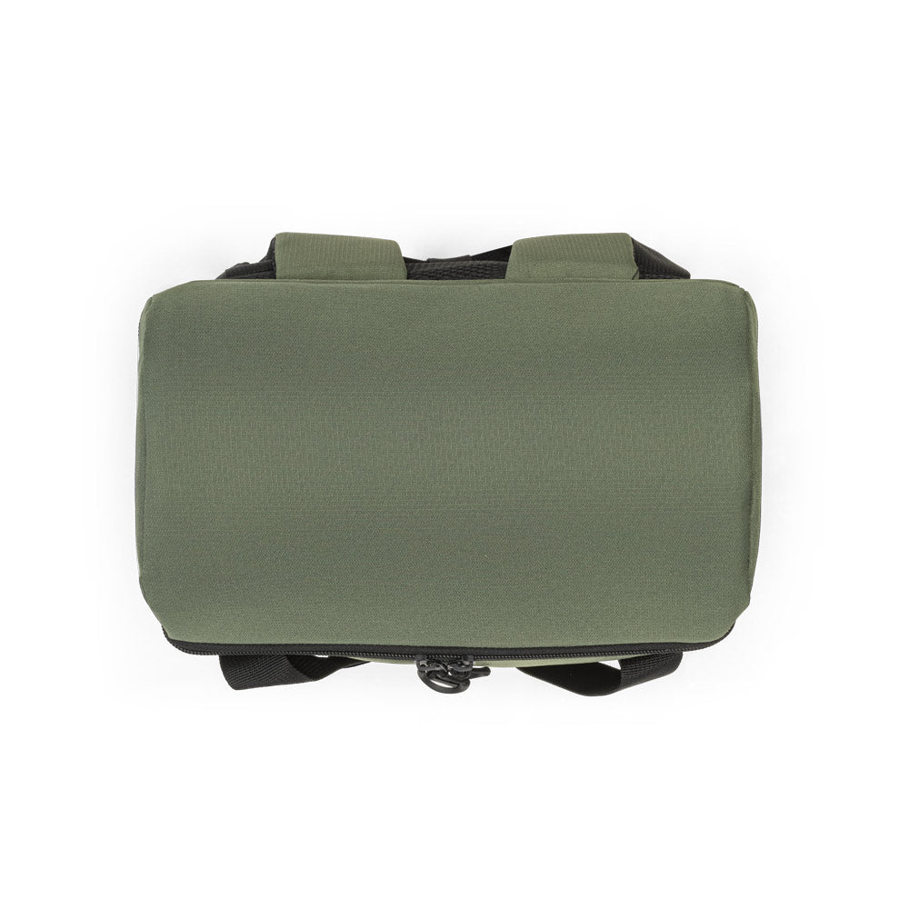 ROMA L. Mochila térmica almofadada em poliéster reciclado 600D ripstop 16 L