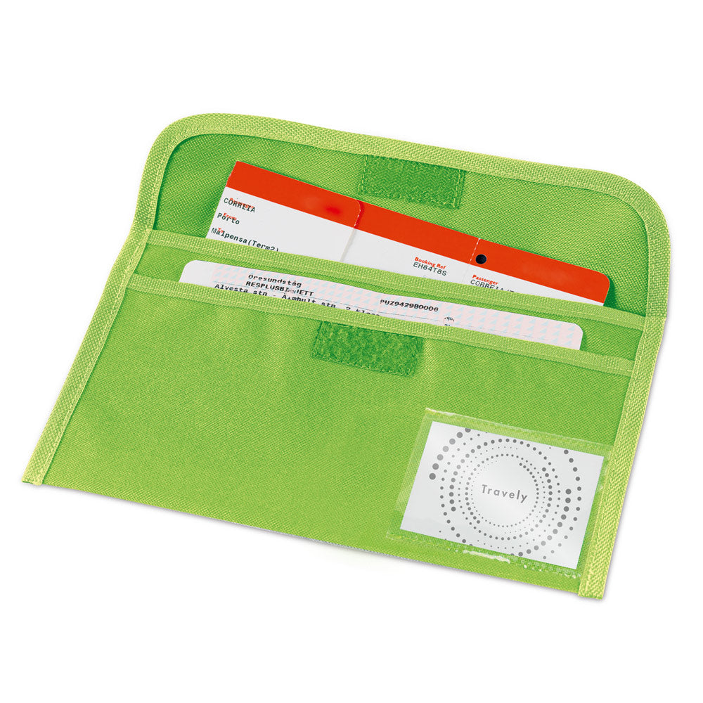AIRLINE. Bolsa porta-documentos de viagem em 600D