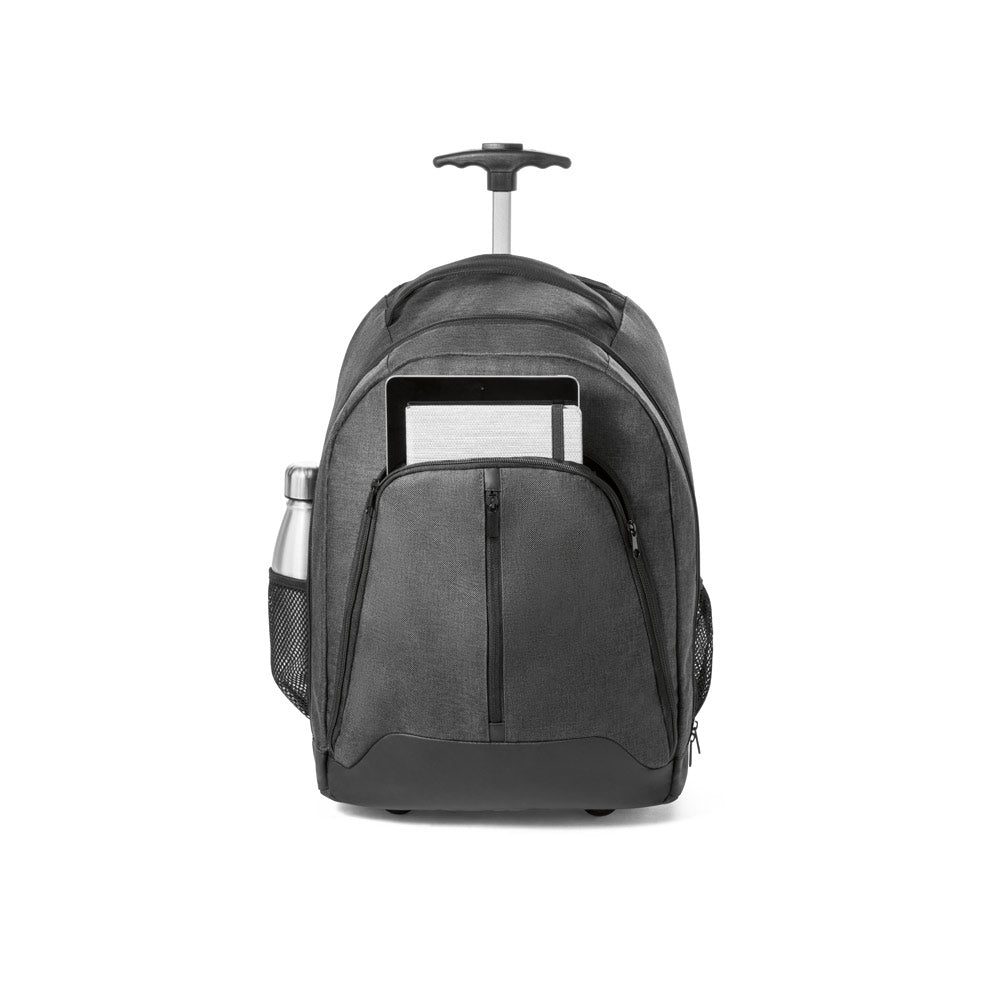 EINDHOVEN. Mochila trolley para computador portátil 15'6'' em poliéster 600D