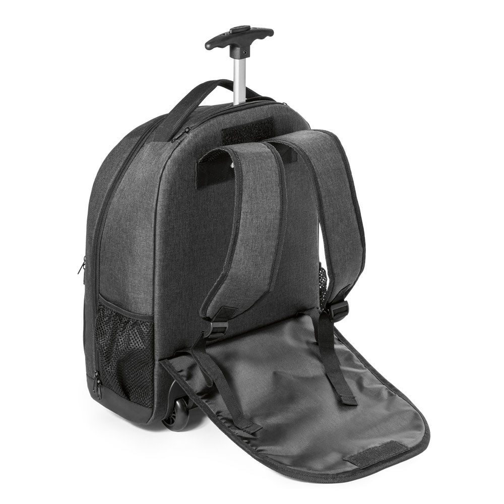 EINDHOVEN. Mochila trolley para computador portátil 15'6'' em poliéster 600D