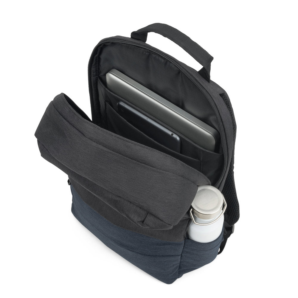 GENOA BPACK. Mochila antirroubo em 600D poliéster reciclado de alta densidade