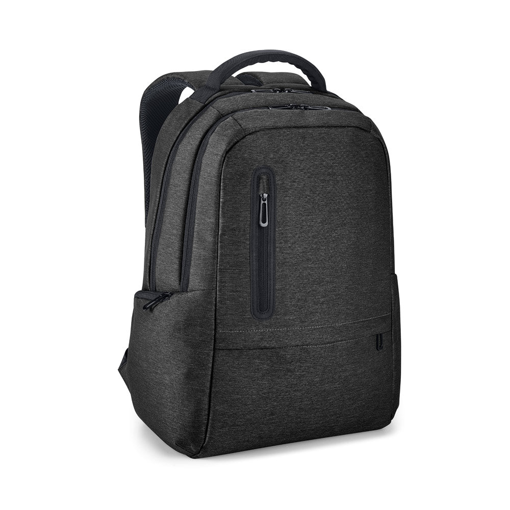 RE-BOSTON. Mochila para computador portátil em Nylon reciclado 2Tone resistente à água com compartimento em 210D