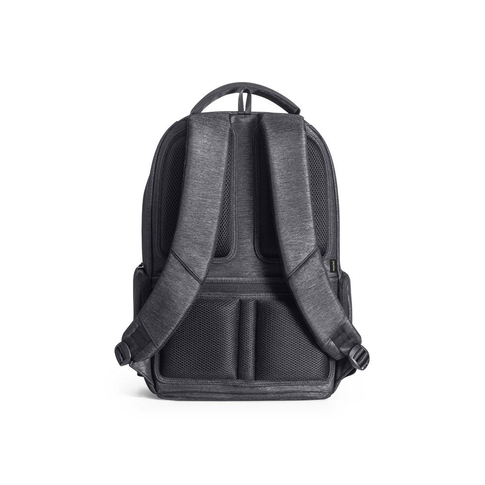 RE-BOSTON. Mochila para computador portátil em Nylon reciclado 2Tone resistente à água com compartimento em 210D