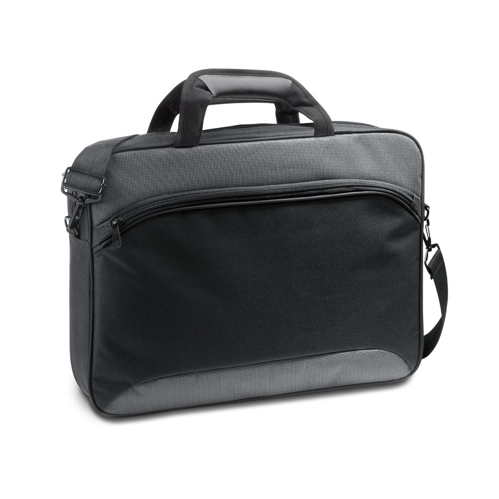 SANTANA. Pasta para computador portátil 15.6'' em 600D 2Tone e 300D poliéster
