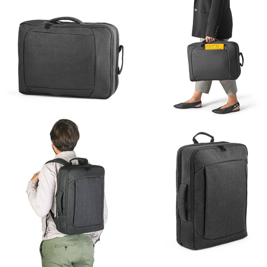 ALEXANDRIA. Mochila 2 em 1 em poliéster 600D para portátil 15'6"