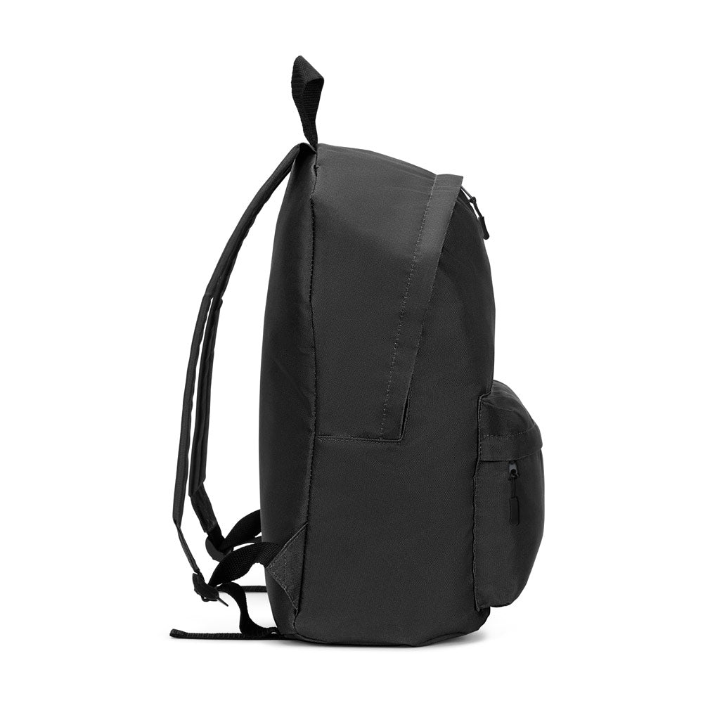 ROSARIO. Mochila clássica com um design intemporal em poliéster reciclado 600D