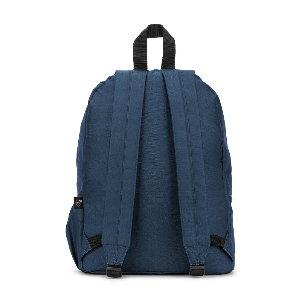 ROSARIO. Mochila clássica com um design intemporal em poliéster reciclado 600D