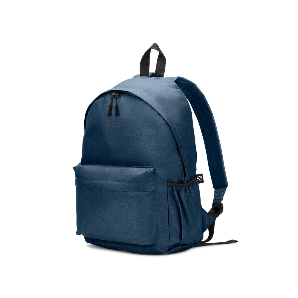 ROSARIO. Mochila clássica com um design intemporal em poliéster reciclado 600D