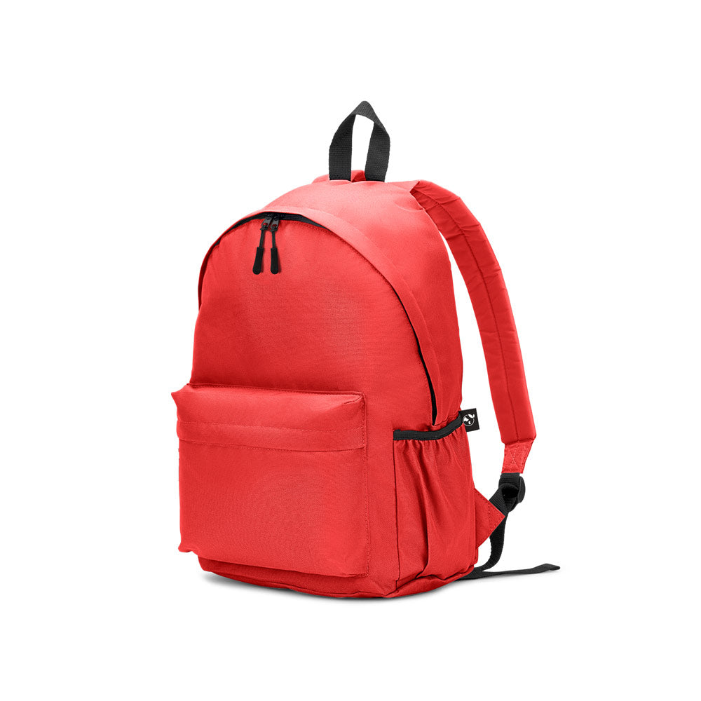 ROSARIO. Mochila clássica com um design intemporal em poliéster reciclado 600D