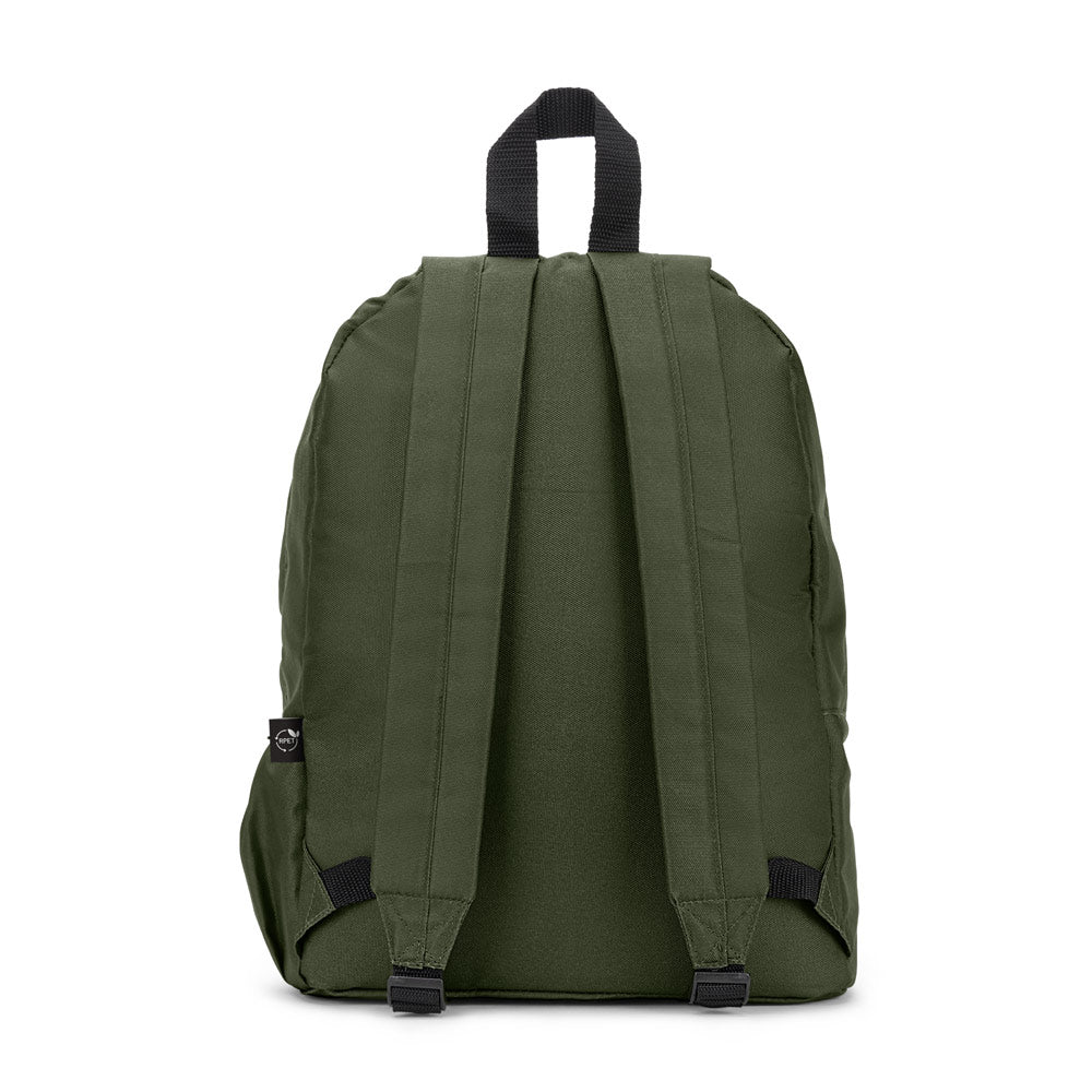 ROSARIO. Mochila clássica com um design intemporal em poliéster reciclado 600D
