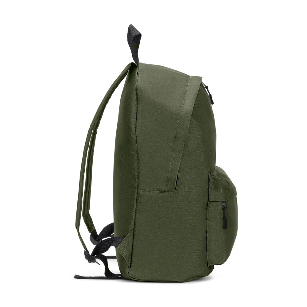 ROSARIO. Mochila clássica com um design intemporal em poliéster reciclado 600D
