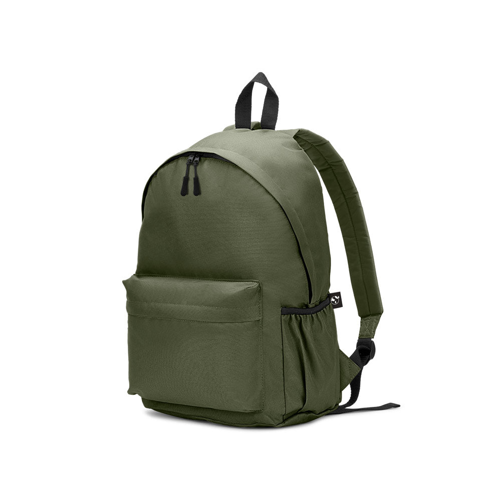 ROSARIO. Mochila clássica com um design intemporal em poliéster reciclado 600D
