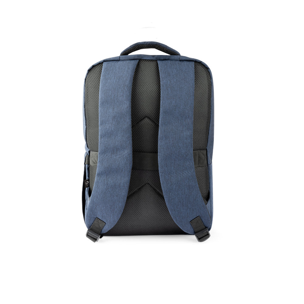 COVENTRY. Mochila, totalmente almofadada, para computador portátil em poliéster reciclado 300D de alta densidade e forro em poliéster reciclado 210D 15.6"