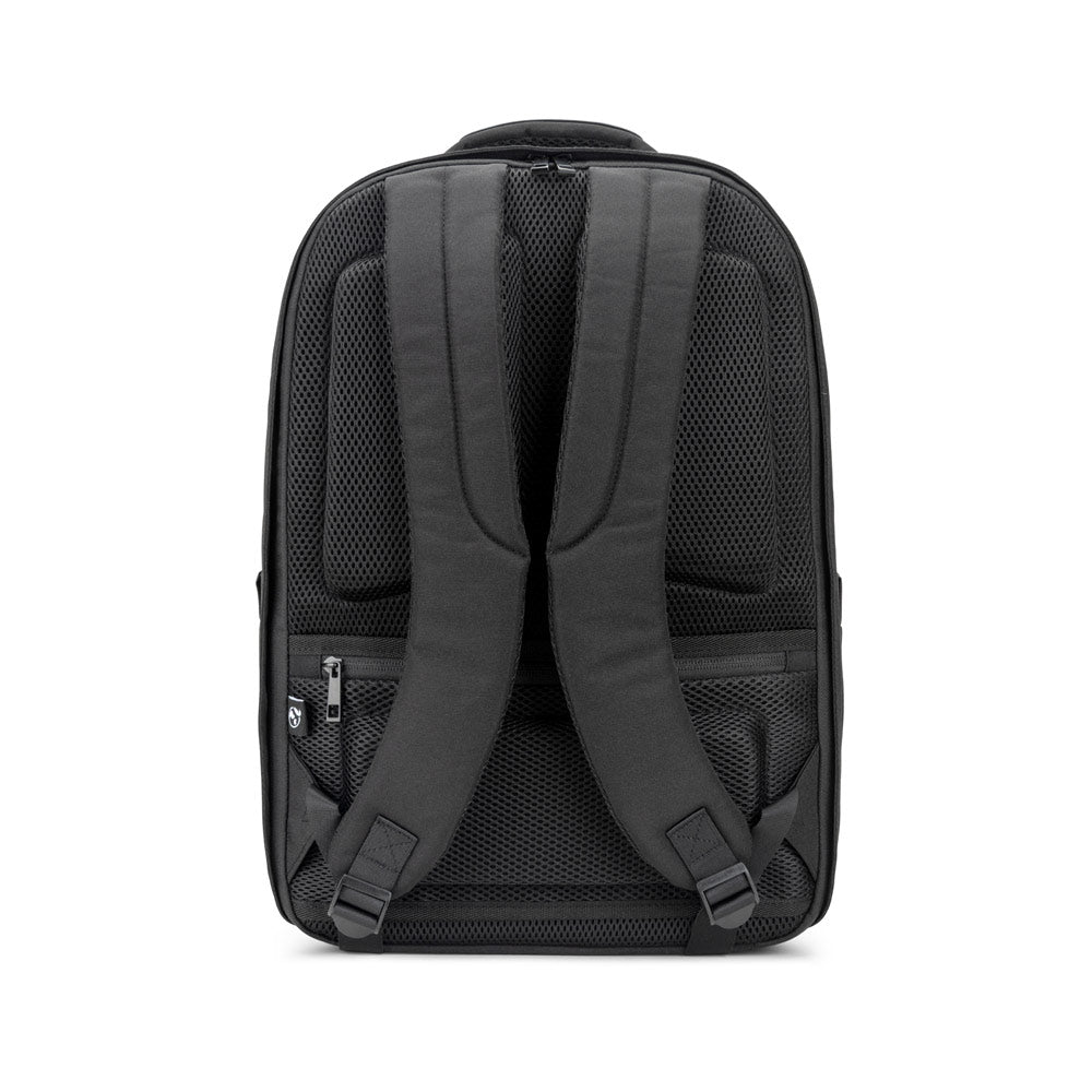 YANGON BPACK. Mochila antirroubo, em sarja com revestimento repelente à água e poliéster reciclado 600D, para computador portátil 17'3"