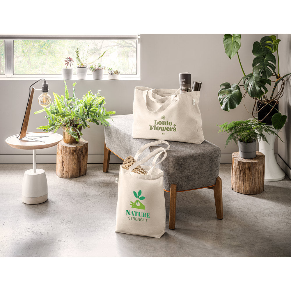 HARBOR. Saco em algodão reciclado (70%) e poliéster (30% rPET) (280 g/m²)