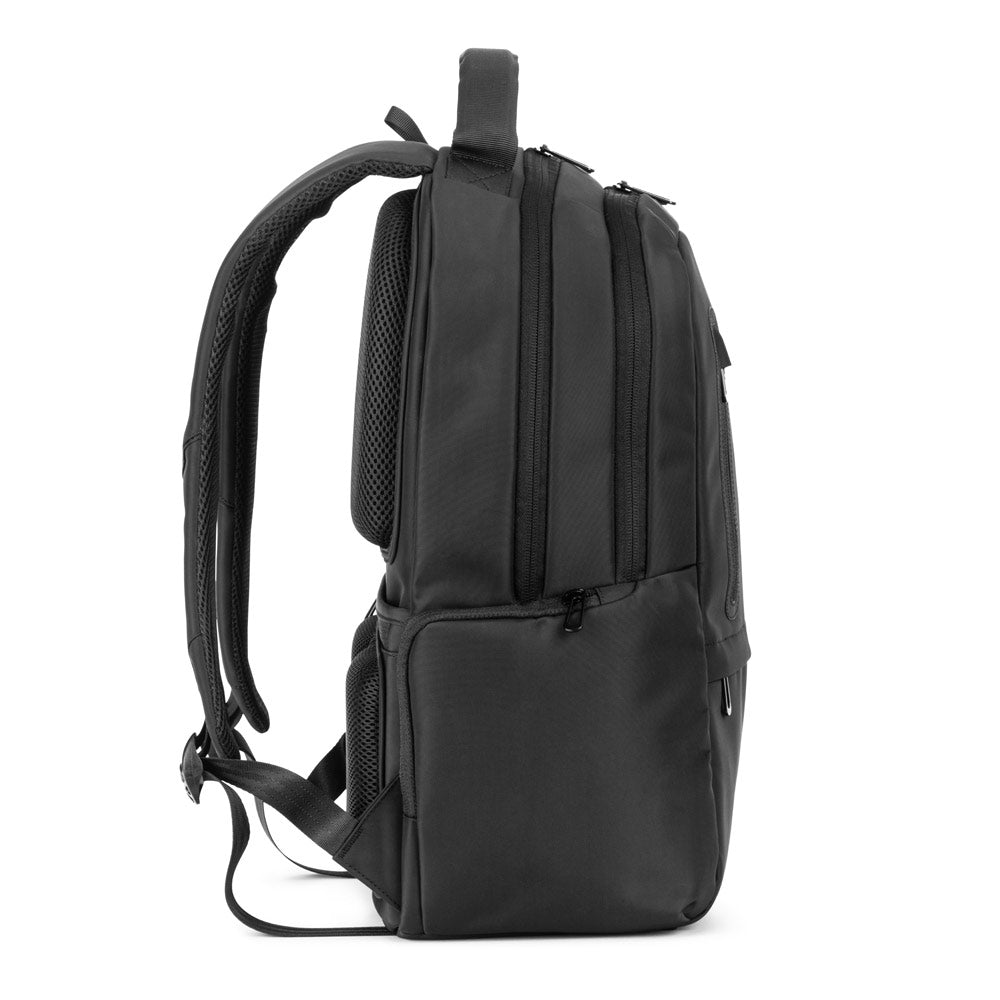 BOSTON SOLID. Mochila para computador portátil (17") em nylon 150D com 2 compartimentos acolchoados