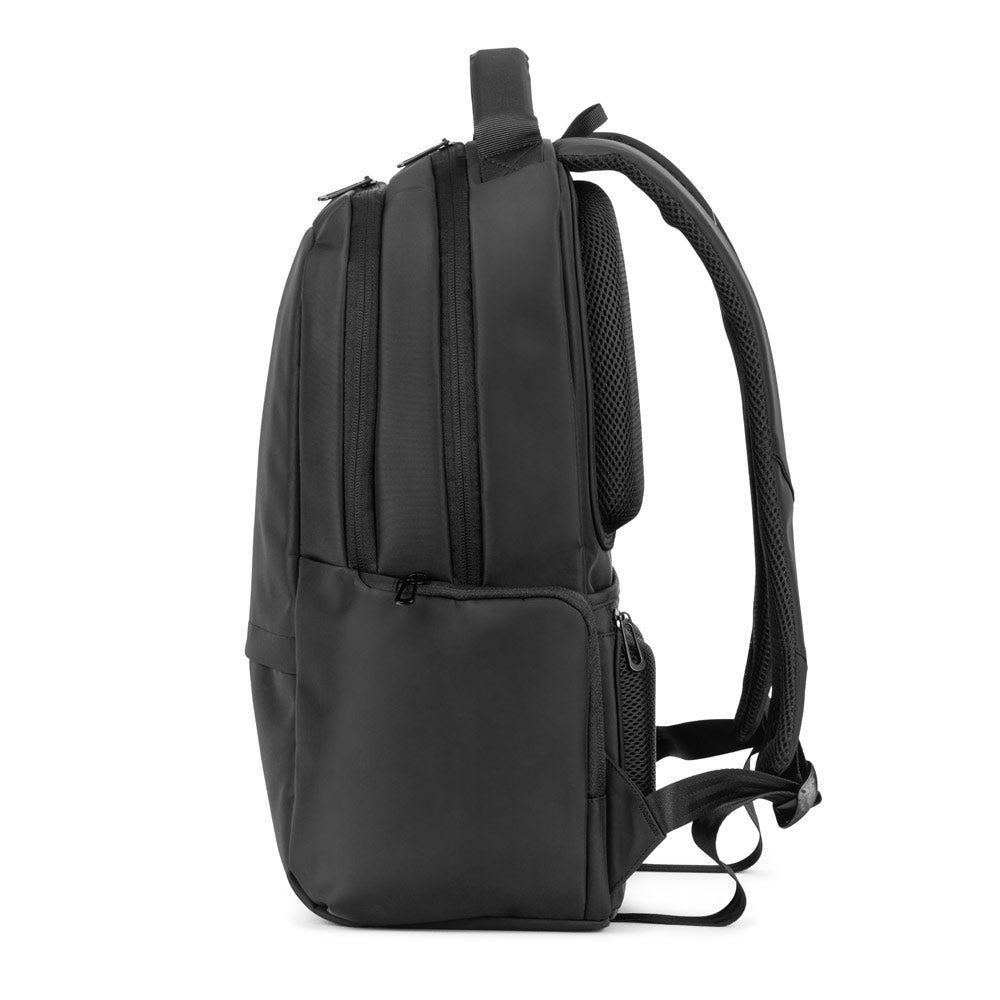 BOSTON SOLID. Mochila para computador portátil (17") em nylon 150D com 2 compartimentos acolchoados