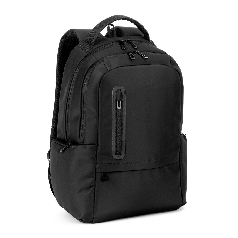 BOSTON SOLID. Mochila para computador portátil (17") em nylon 150D com 2 compartimentos acolchoados
