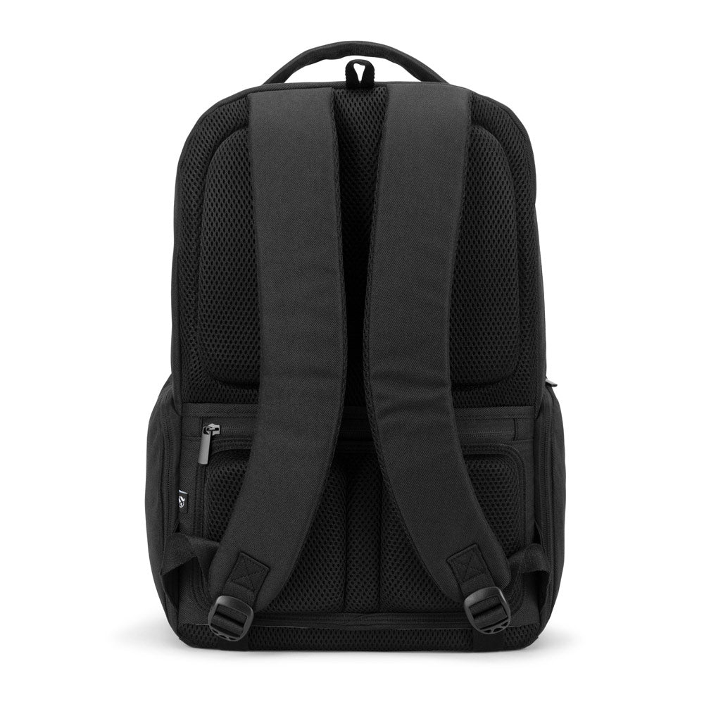 COPENHAGEN. Mochila em twill reciclado repelente à água com dois bolsos frontais de grande dimensão 17'3"