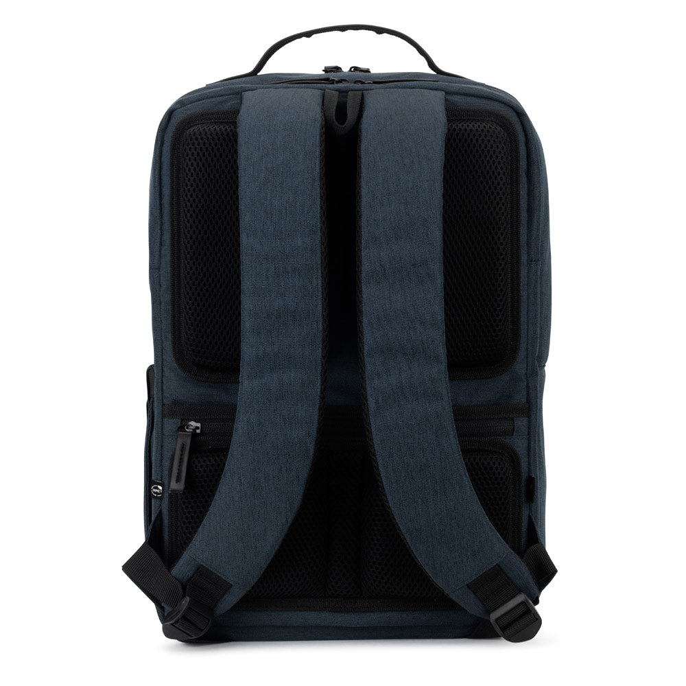 GLASGOW. Mochila para computador portátil (17") em poliéster reciclado de alta densidade 600D (20L)