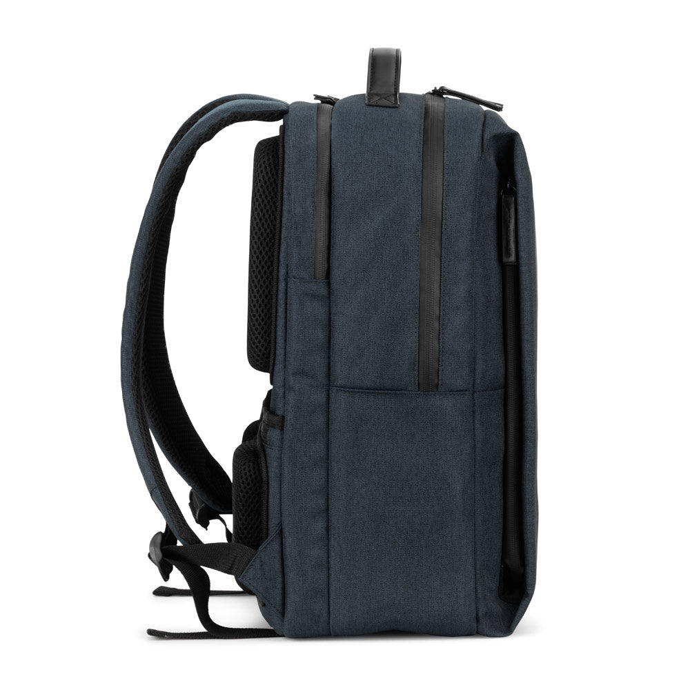 GLASGOW. Mochila para computador portátil (17") em poliéster reciclado de alta densidade 600D (20L)
