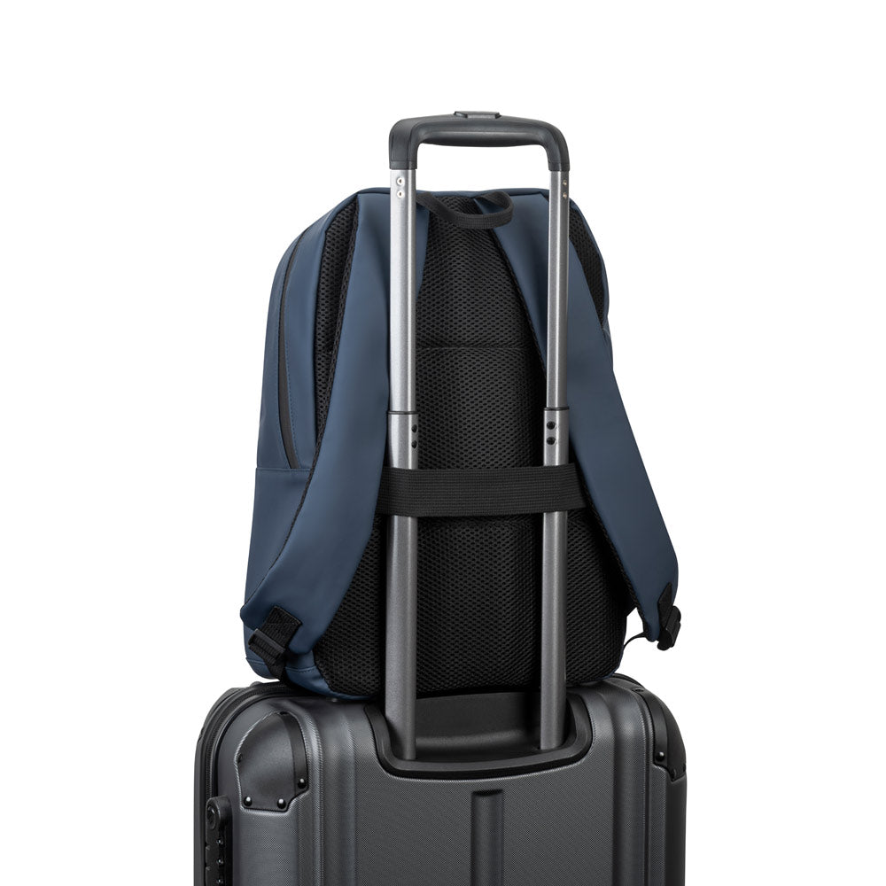 NOUMEA. Mochila para computador portátil (16") em PU, com fechos resistentes à água