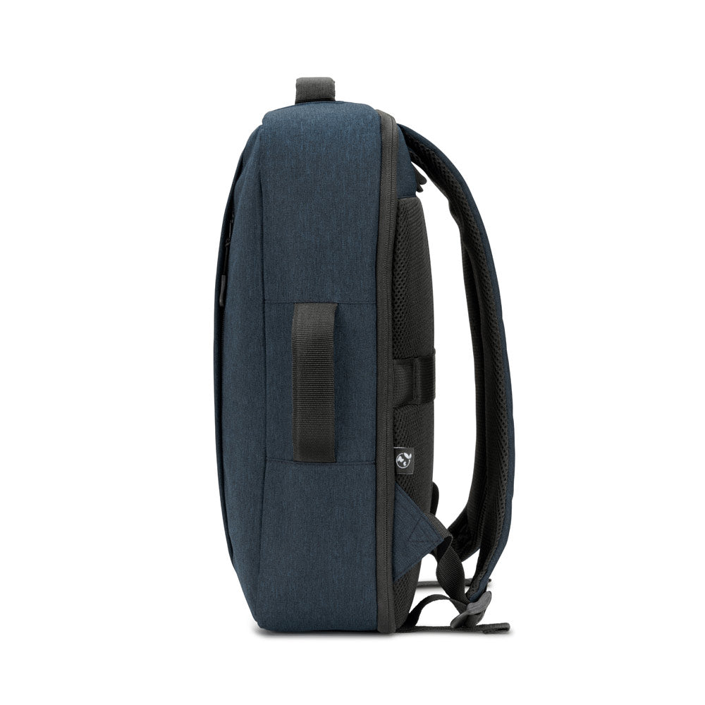 NIAMEY. Mochila para computador portátil em poliéster reciclado 300D de alta densidade 15'6"