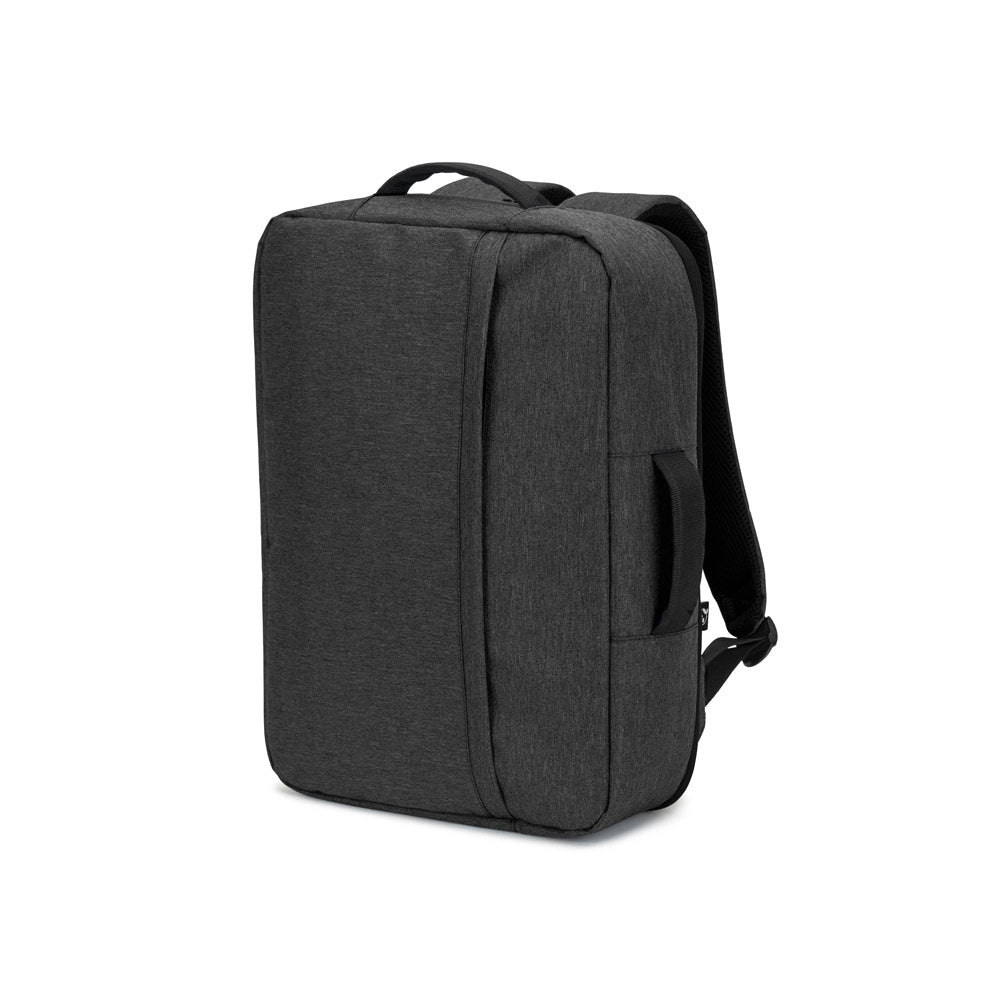 NIAMEY. Mochila para computador portátil em poliéster reciclado 300D de alta densidade 15'6"