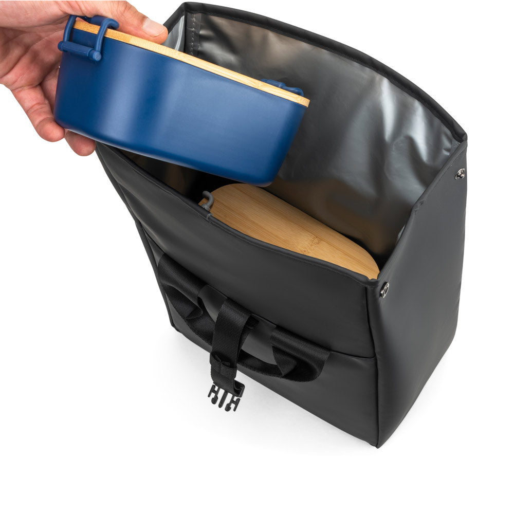 AZORES COOLER. Saco térmico "roll top" em PU, com isolamento em PEVA (7L)