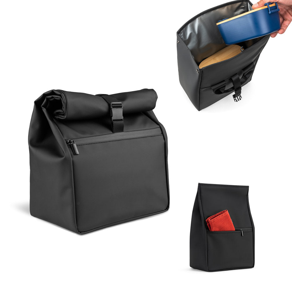 AZORES COOLER. Saco térmico "roll top" em PU, com isolamento em PEVA (7L)