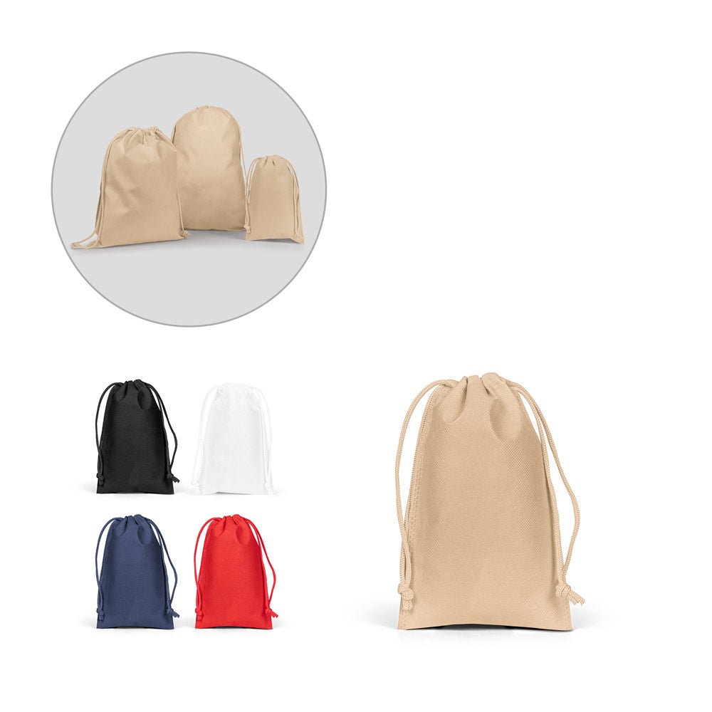 GIFT BAG S. Saco pequeno tipo mochila em non-woven (60 g/m²)