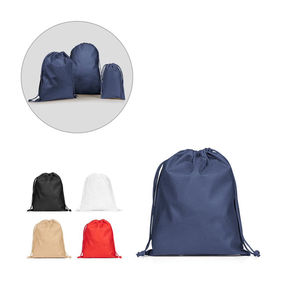GIFT BAG M. Saco médio tipo mochila em non-woven (60 g/m²)