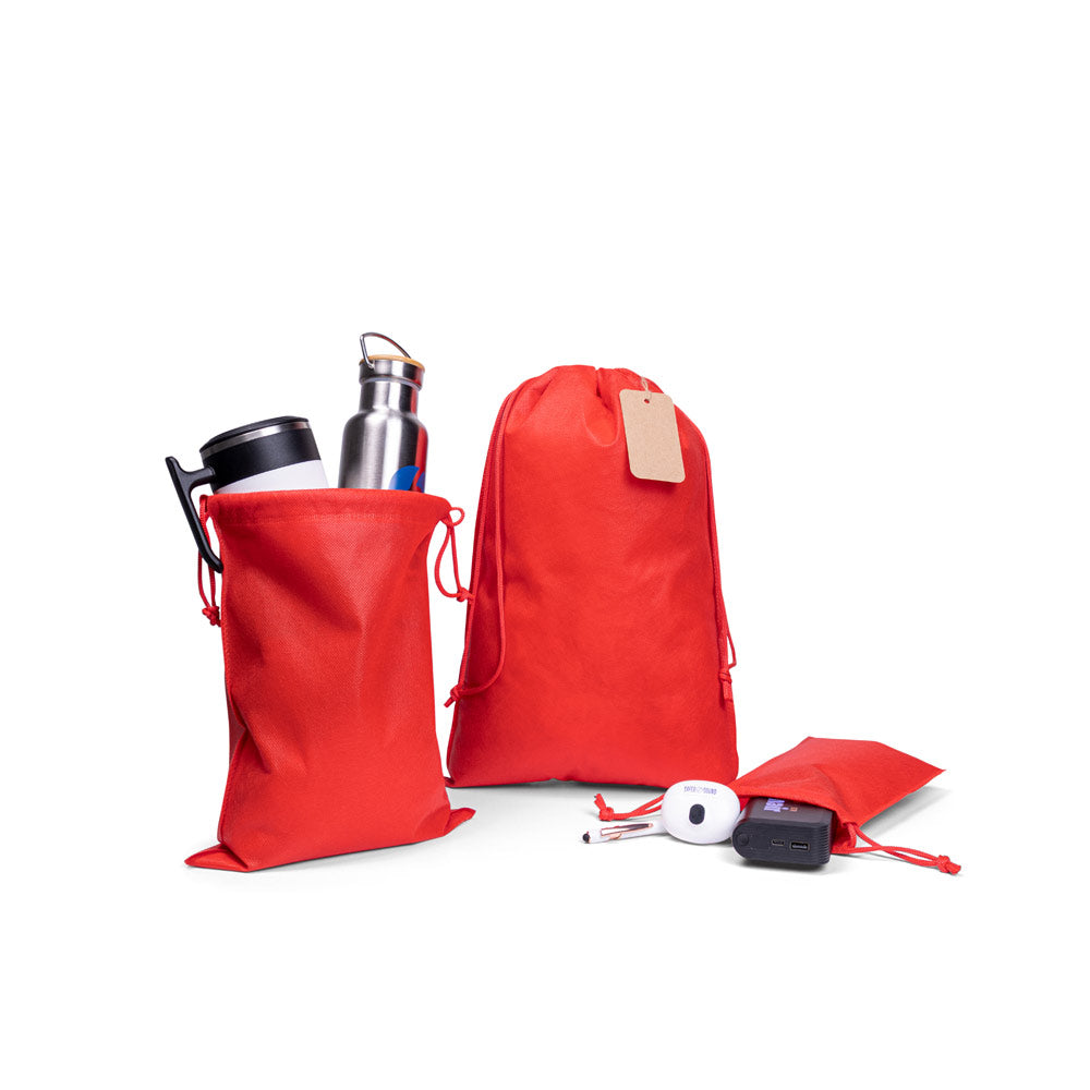 GIFT BAG L. Saco grande tipo mochila em non-woven (60 g/m²)