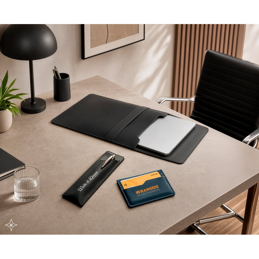 VENTURE NOTEBOOK. Capa em PU para computador portátil até 14"