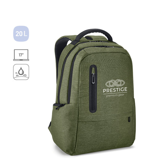 BOSTON. Mochila para portátil 17'' em Nylon 2Tone impermeável