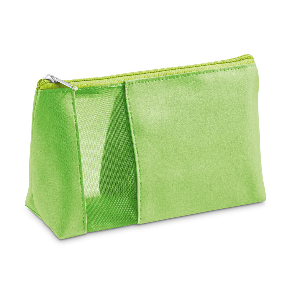 ANNIE. Necessaire em microfibra e rede