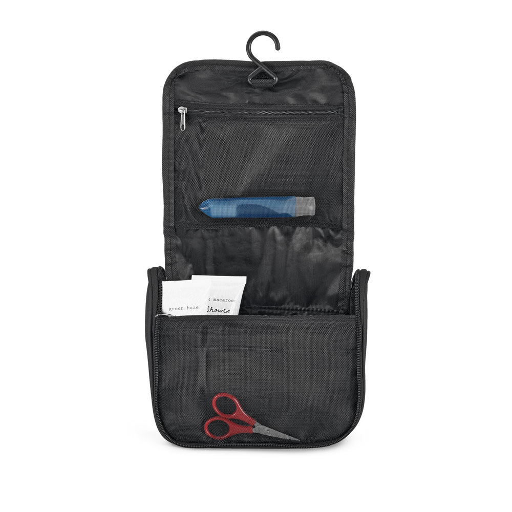 WILLIS. Necessaire em microfibra com vários bolsos