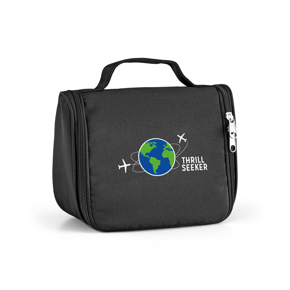WILLIS. Necessaire em microfibra com vários bolsos