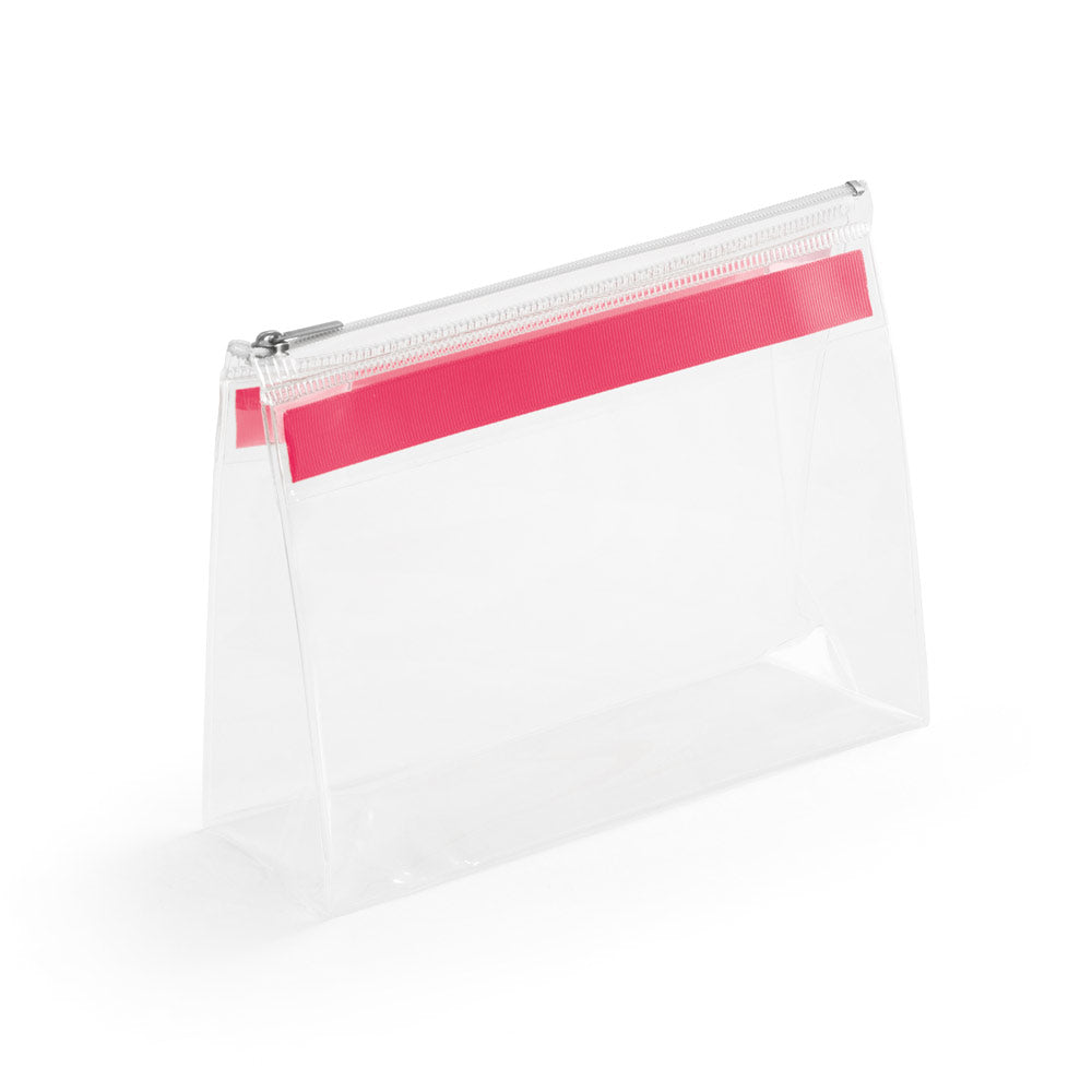 CHASTAIN. Necessaire transparente em EVA com fecho de correr