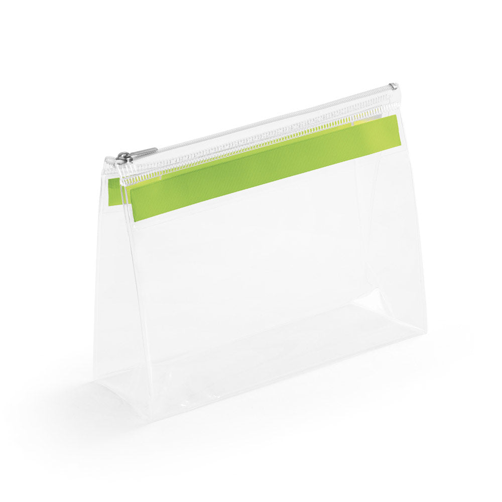 CHASTAIN. Necessaire transparente em EVA com fecho de correr
