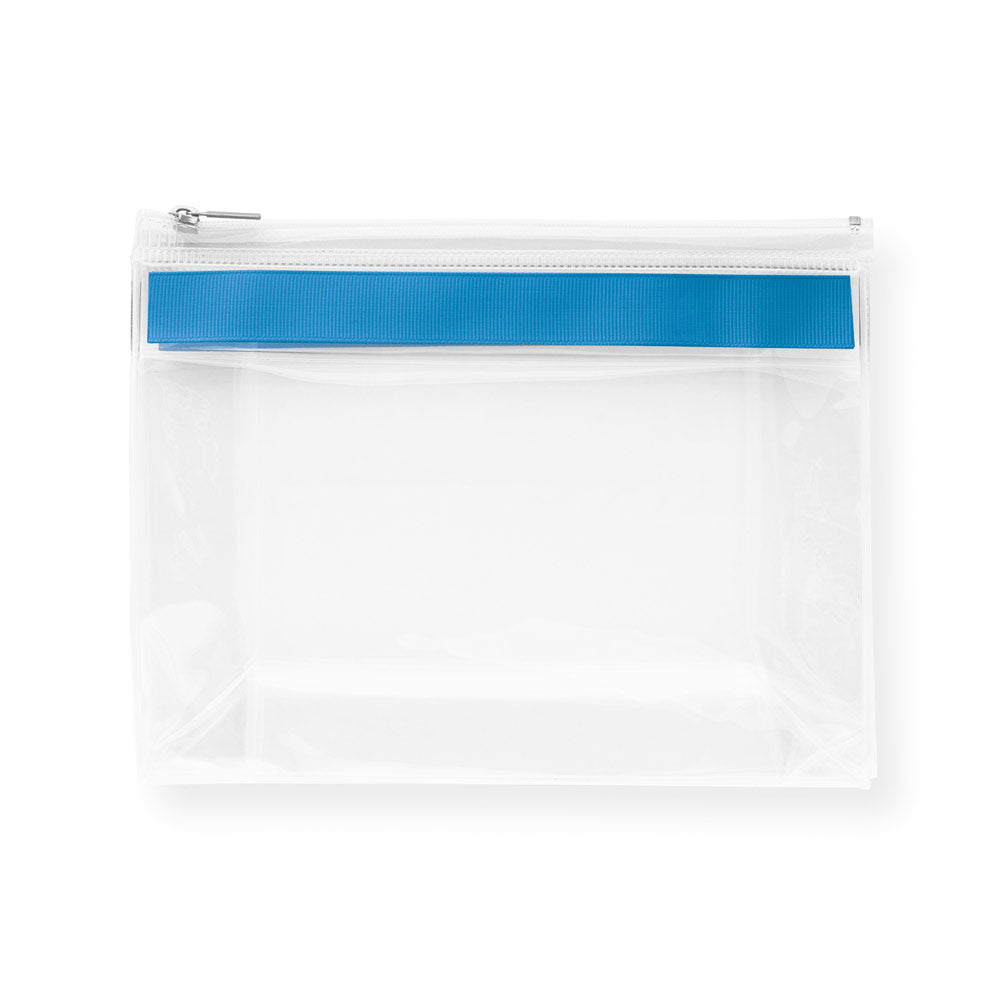 CHASTAIN. Necessaire transparente em EVA com fecho de correr