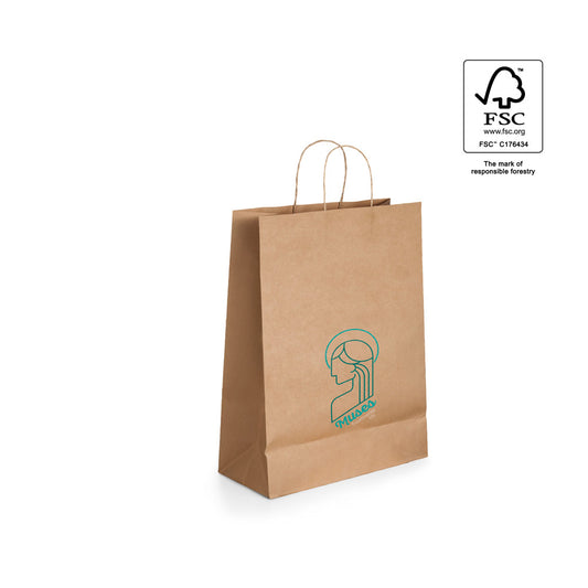 LEIA. Saco em papel kraft (115 g/m²)