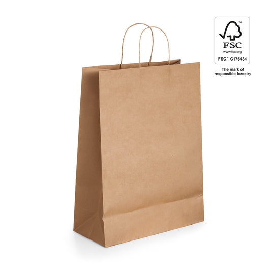 LEIA. Saco em papel kraft (115 g/m²)