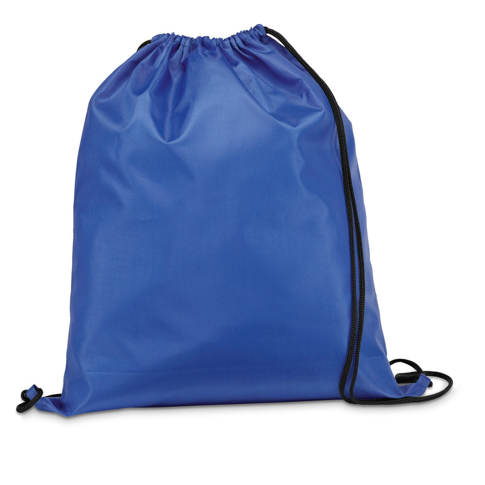 CARNABY. Saco tipo mochila em 210D com cordões em preto