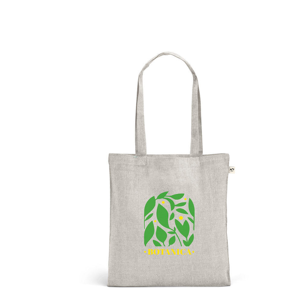 RYNEK. Saco com algodão reciclado (70%) e poliéster (30% rPET) (140 g/m²)