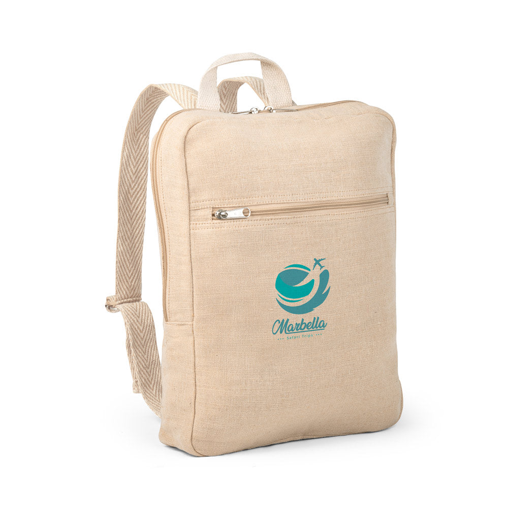 MARBELLA. Mochila em juco (275 g/m²)